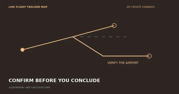 A Flight Looks Diverted on the Map: What Should You Check? — flight tracking guide